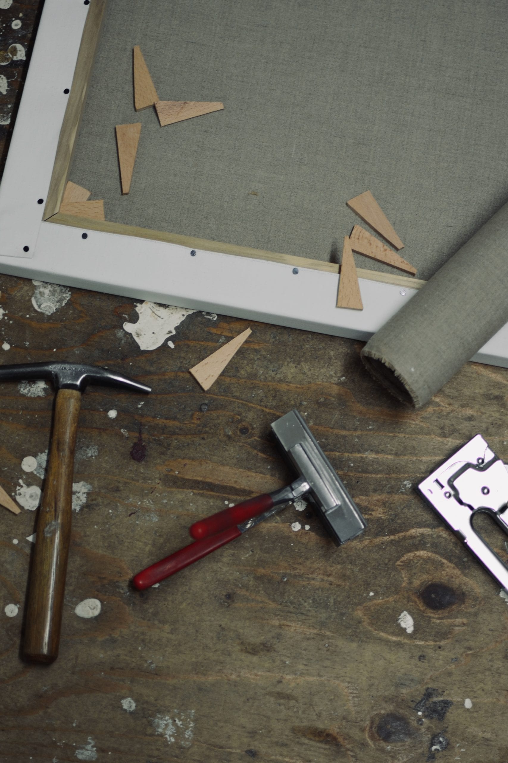 Canvas stretching tools